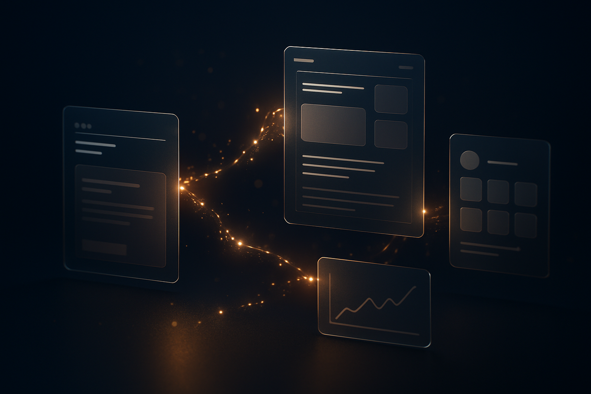 AI generating emails, landing pages, social posts simultaneously